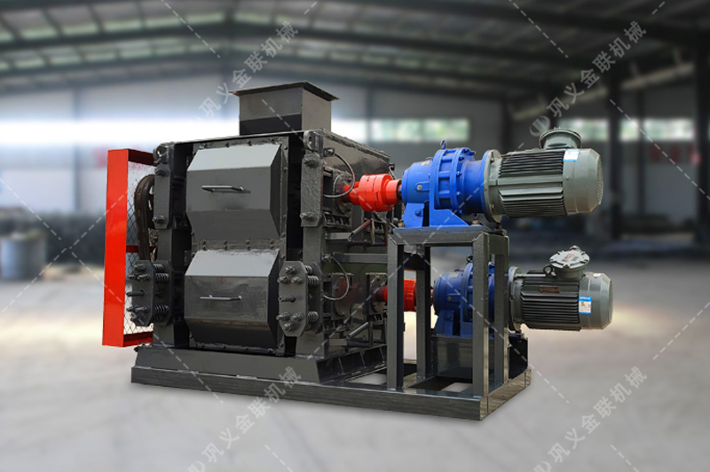 大型液壓對輥制砂機-液壓對輥式破碎機價格-鵝河卵石對輥制砂機圖片視頻/型號參數(shù)/結(jié)構(gòu)原理